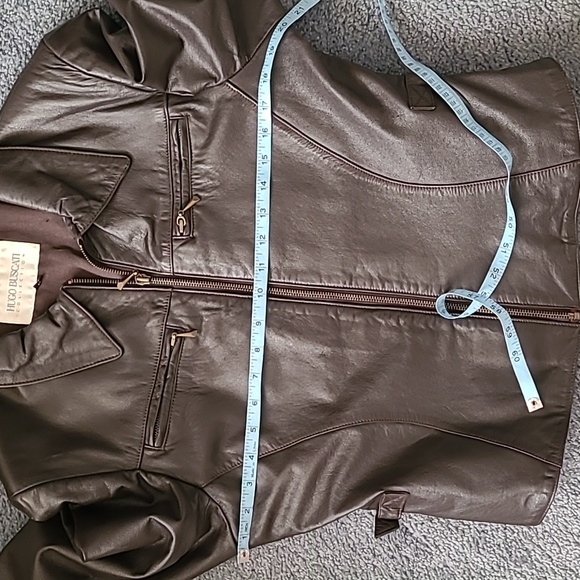 Hugo Buscati Collection leather jacket, size M - Picture 9 of 12
